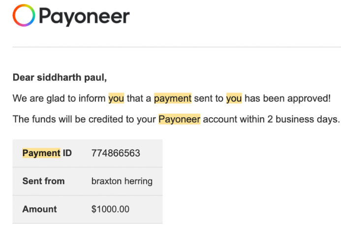 Payment Proof 7